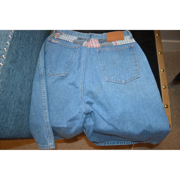 Vintage Jean Shorts 1980s Zena with Red White and Blue - Picture 6 of 7